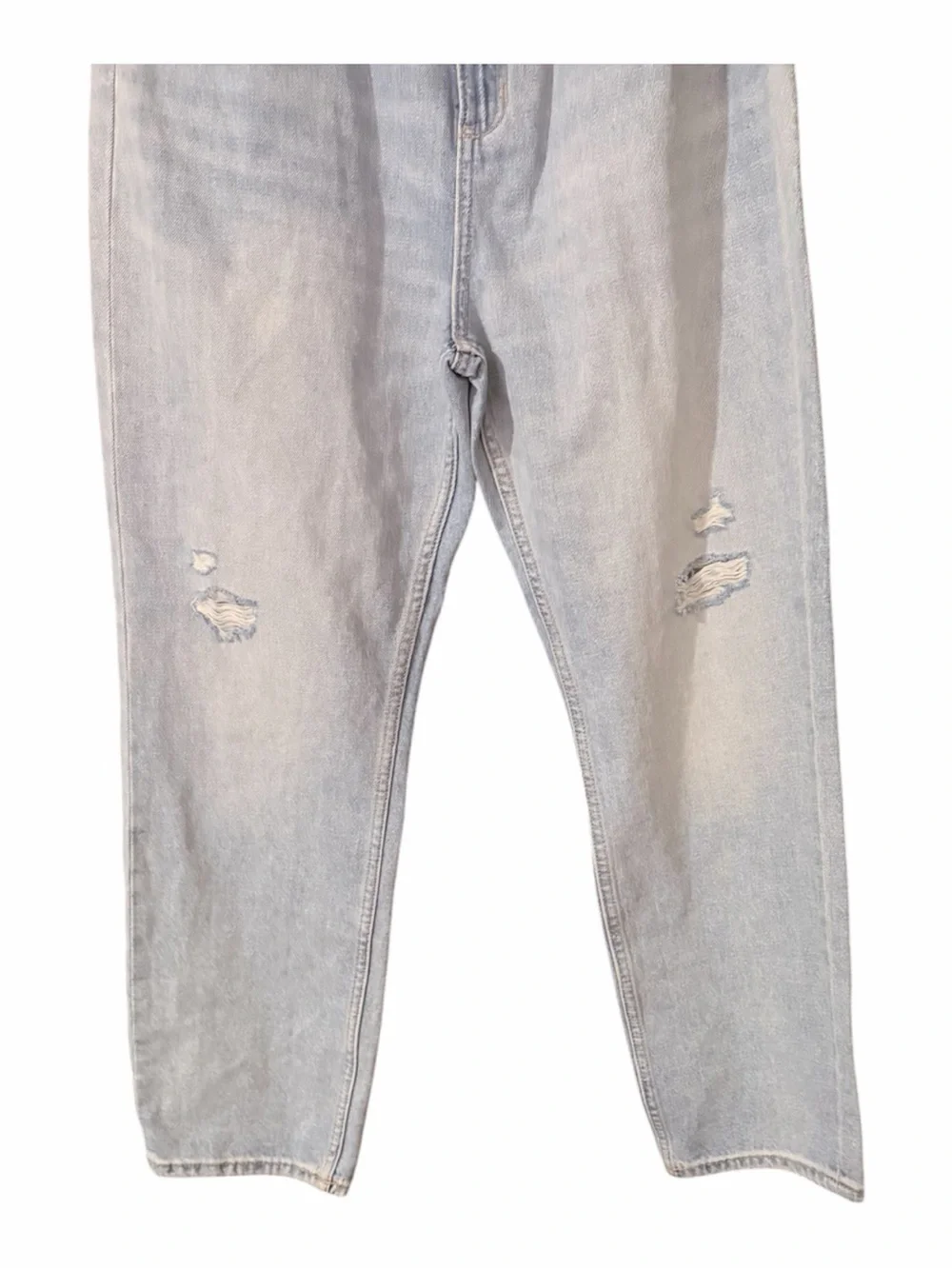 Old Navy High‎ Rise Slouchy Straight Distressed Kids Jeans